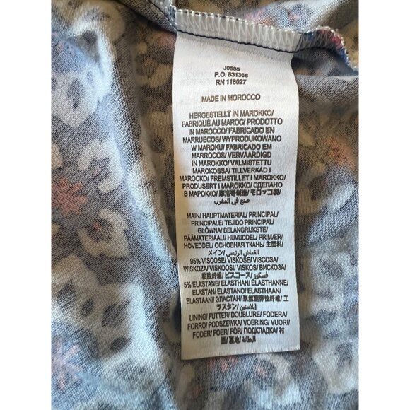 Boden Blue Sleeveless V-neck Mini Dress 4R Jersey Knit Pockets Knee Length Aline - Picture 7 of 11